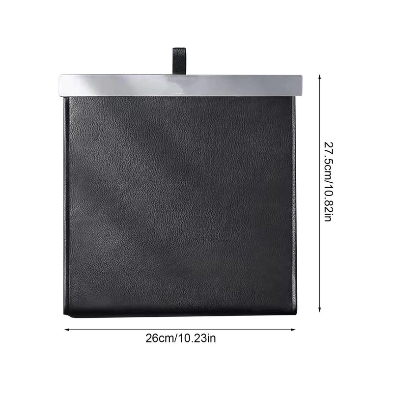 waterproof pu leather car trash bin, view 9 - MRSLM