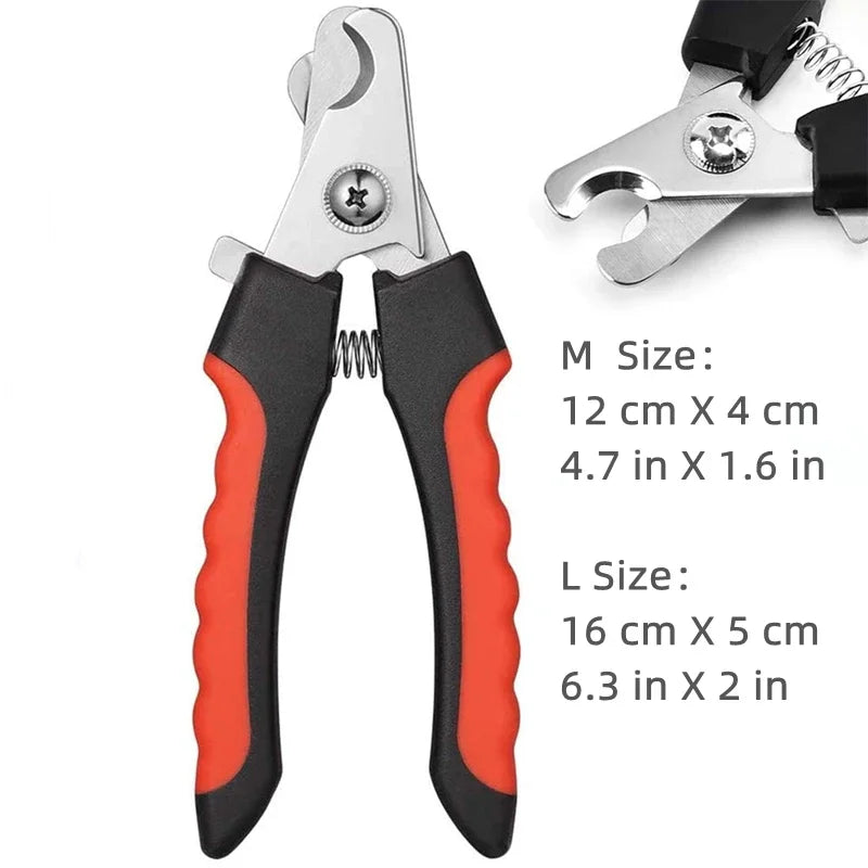 pet nail clipper with safety guard, view 2 - MRSLM