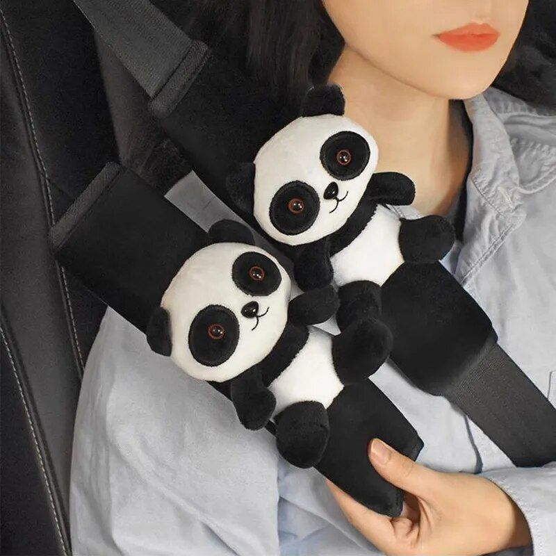 panda seatbelt cushion, view 6 - MRSLM