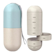 portable weekly pill organizer, view 2 - MRSLM