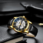 Men's hollow automatic mechanical watch, view 2 - MRSLM