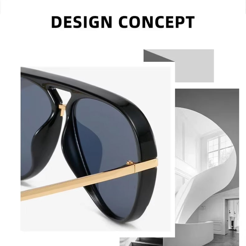 unisex aviator sunglasses, view 6 - MRSLM