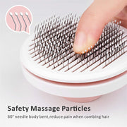 2-in-1 cat hair brush and pet grooming comb, view 5 - MRSLM