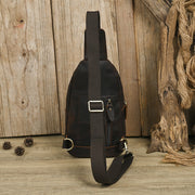 retro leather shoulder bag for men, view 5 - MRSLM