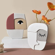 ceramic face vase, view 6 - MRSLM