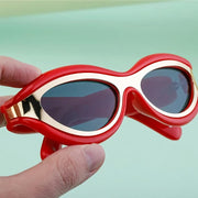 vintage steampunk round sunglasses, view 13 - MRSLM