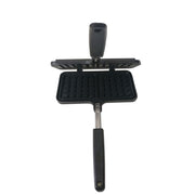 black non-stick waffle mold, view 4 - MRSLM