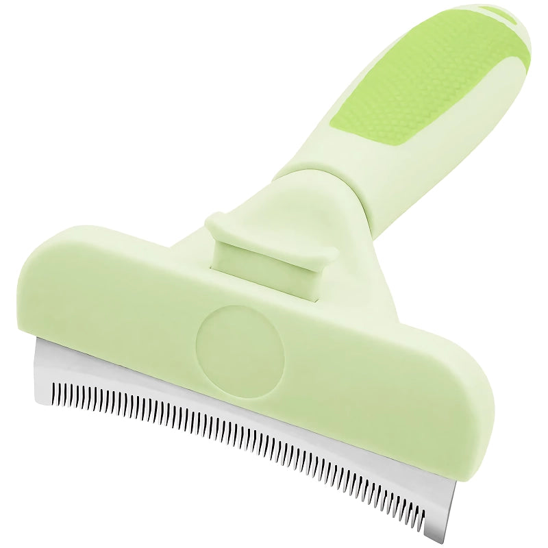 ergonomic pet grooming brush, view 8 - MRSLM