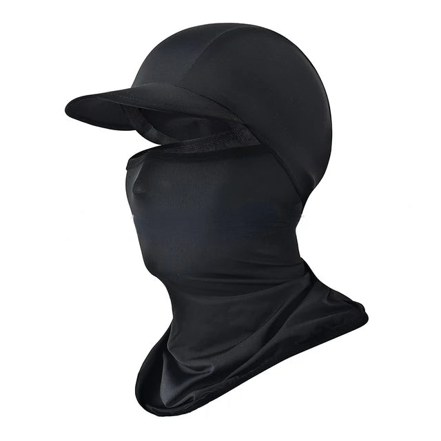 ice silk sun hood hat, view 5 - MRSLM