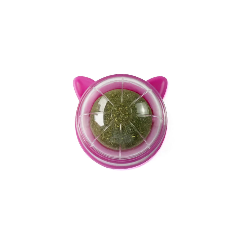 catnip wall ball toy for cats, view 4 - MRSLM