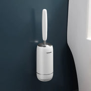 Wall-mounted silicone toilet brush, view 5 - MRSLM