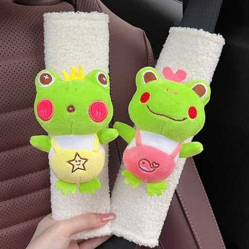 heart frog seat belt shoulder cover - MRSLM