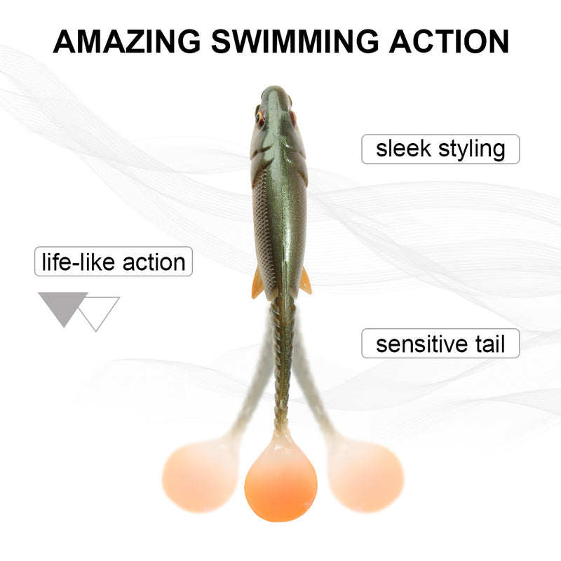 soft swimbait lure set, view 20 - MRSLM