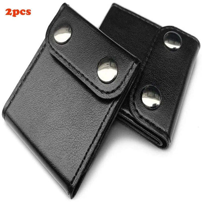 PU leather car seat belt adjuster, view 3 - MRSLM
