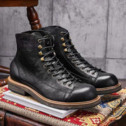 handmade british men's motorcycle leather boots, view 8 - MRSLM