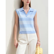 sleeveless knit sweater, view 9 - MRSLM
