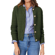 women's knitted cardigan sweater coat, view 5 - MRSLM