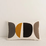 abstract embroidery cushion cover, view 4 - MRSLM