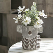 retro koala cement vase, view 6 - MRSLM