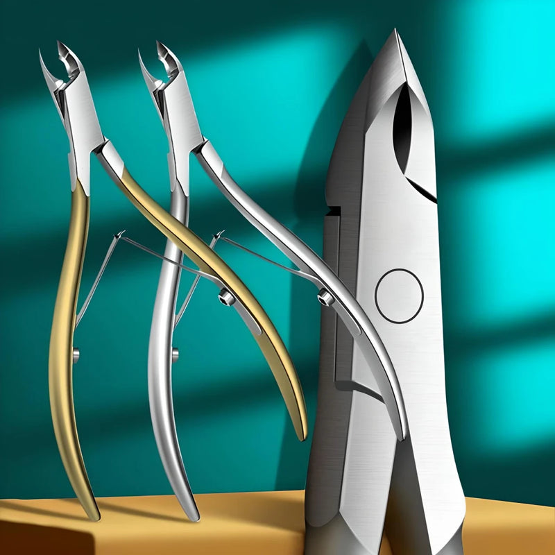 stainless steel cuticle nippers, view 4 - MRSLM