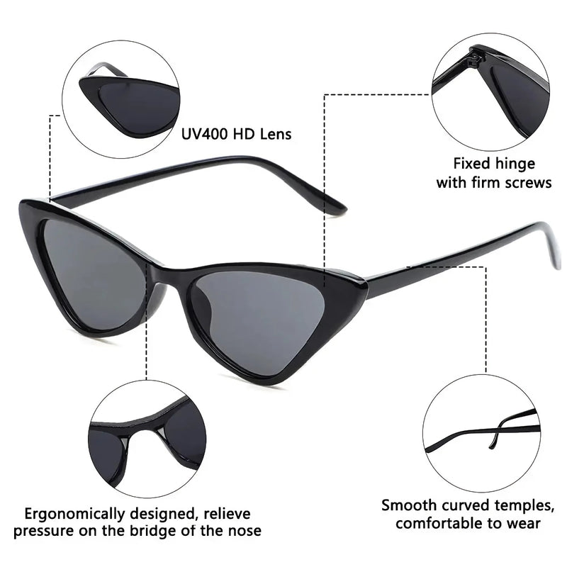 vintage cat eye sunglasses, view 13 - MRSLM