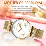 dragonfly design women's watch, view 6 - MRSLM