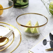 nordic glass dinner plates set, view 10 - MRSLM