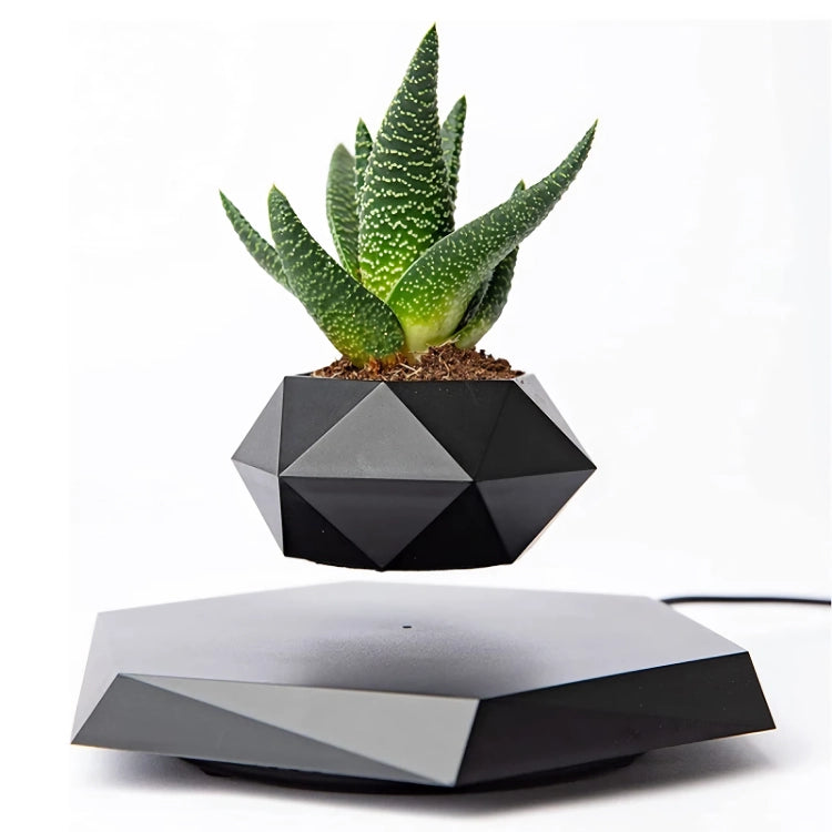 levitating plant pot, view 2 - MRSLM