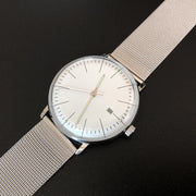 Retro wave mirror quartz watch, view 4 - MRSLM