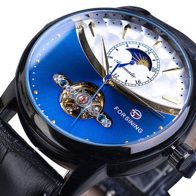 hollow out automatic men's watch, view 4 - MRSLM