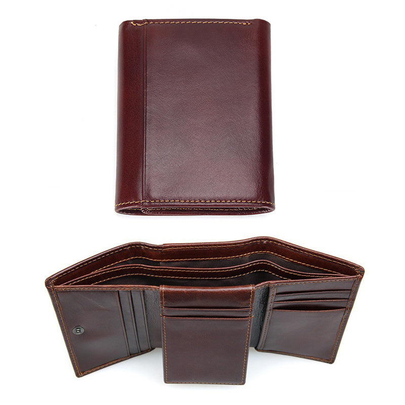 men's ultra-thin leather wallet, view 10 - MRSLM