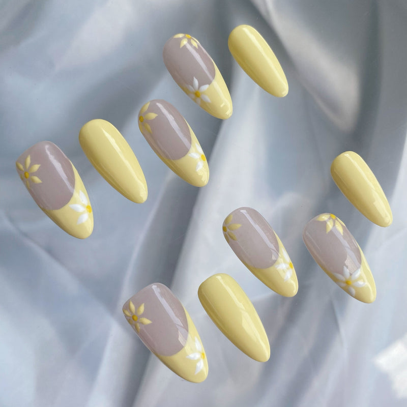 handmade almond nail tips, view 9 - MRSLM