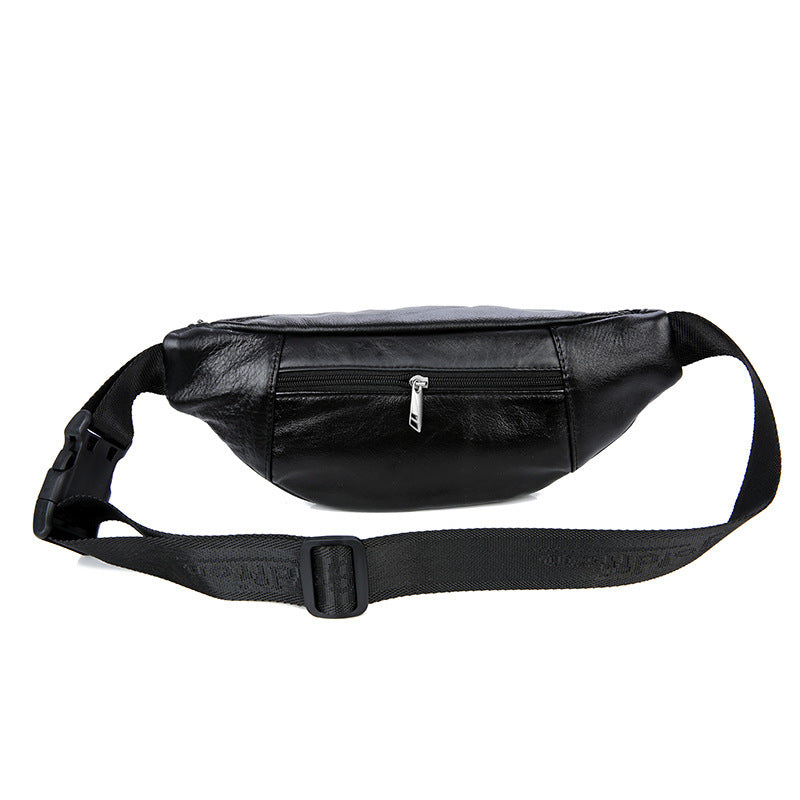 men's cowhide chest bag, view 3 - MRSLM