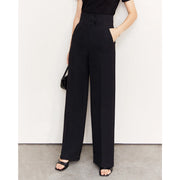 high-waisted wide-leg women's trousers, view 8 - MRSLM