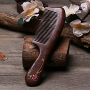natural sandalwood comb, view 4 - MRSLM