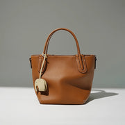 Genuine leather retro bucket bag, view 8 - MRSLM