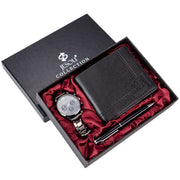 men's gift set watch wallet pen, view 6 - MRSLM