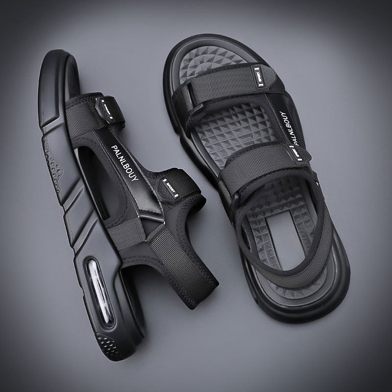 men's Velcro mesh beach sandals, view 6 - MRSLM
