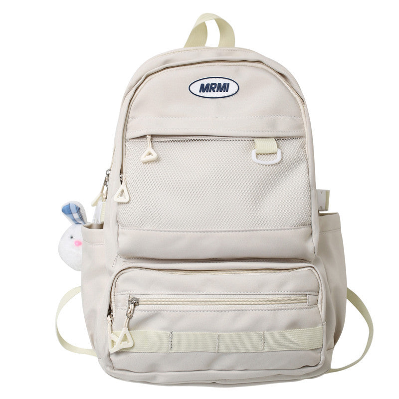 College student's large capacity backpack, view 5 - MRSLM