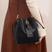 leather bucket bag, view 5 - MRSLM