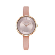 women's leather strap watch, view 3 - MRSLM