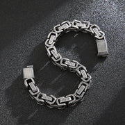 welded woven titanium steel bracelet, view 4 - MRSLM