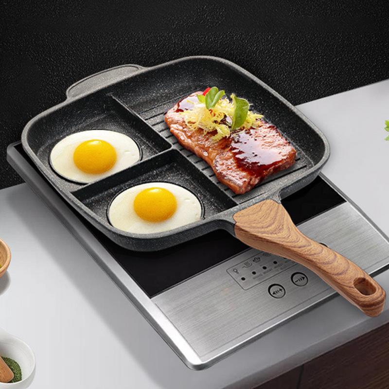 stone coated non-stick omelette pan, view 4 - MRSLM