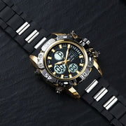 Men's dual display watch, view 3 - MRSLM