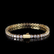hip hop tennis chain bracelet, view 8 - MRSLM