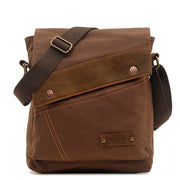 retro canvas vertical crossbody bag, view 7 - MRSLM