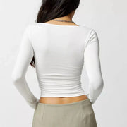 y2k square neck crop top, view 10 - MRSLM