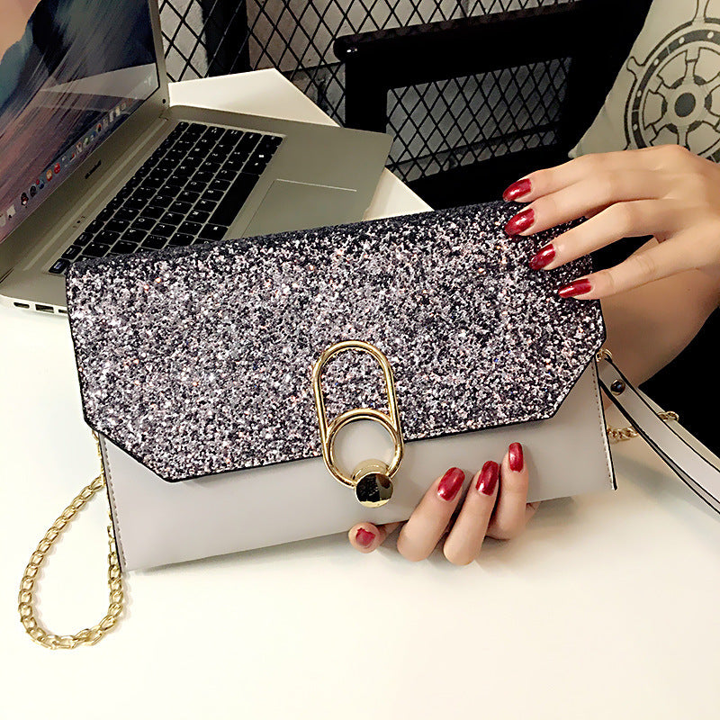 women's PU leather envelope clutch bag - MRSLM
