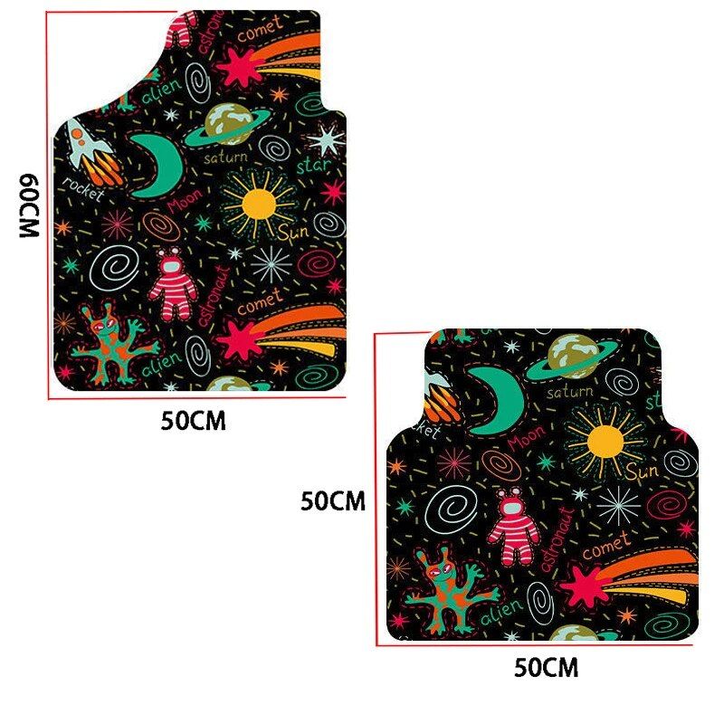 cartoon pattern car floor mats, view 9 - MRSLM