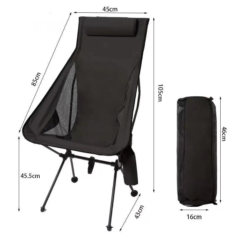 outdoor folding chair, view 8 - MRSLM